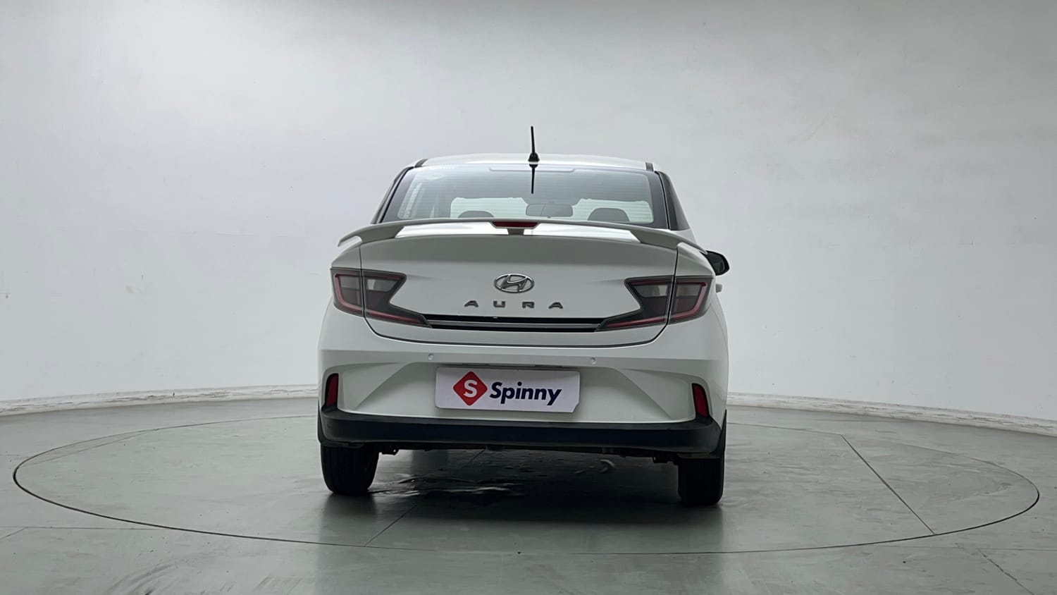 Used 2021 Hyundai Aura S 1.2 CNG Cng Manual exterior BACK VIEW