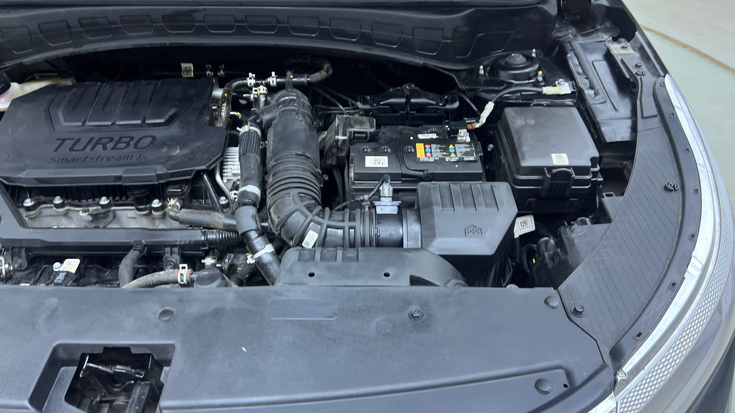 Used 2026 Kia Seltos GTX Plus 1.5 Turbo Petrol DCT Petrol Automatic engine ENGINE LEFT SIDE VIEW