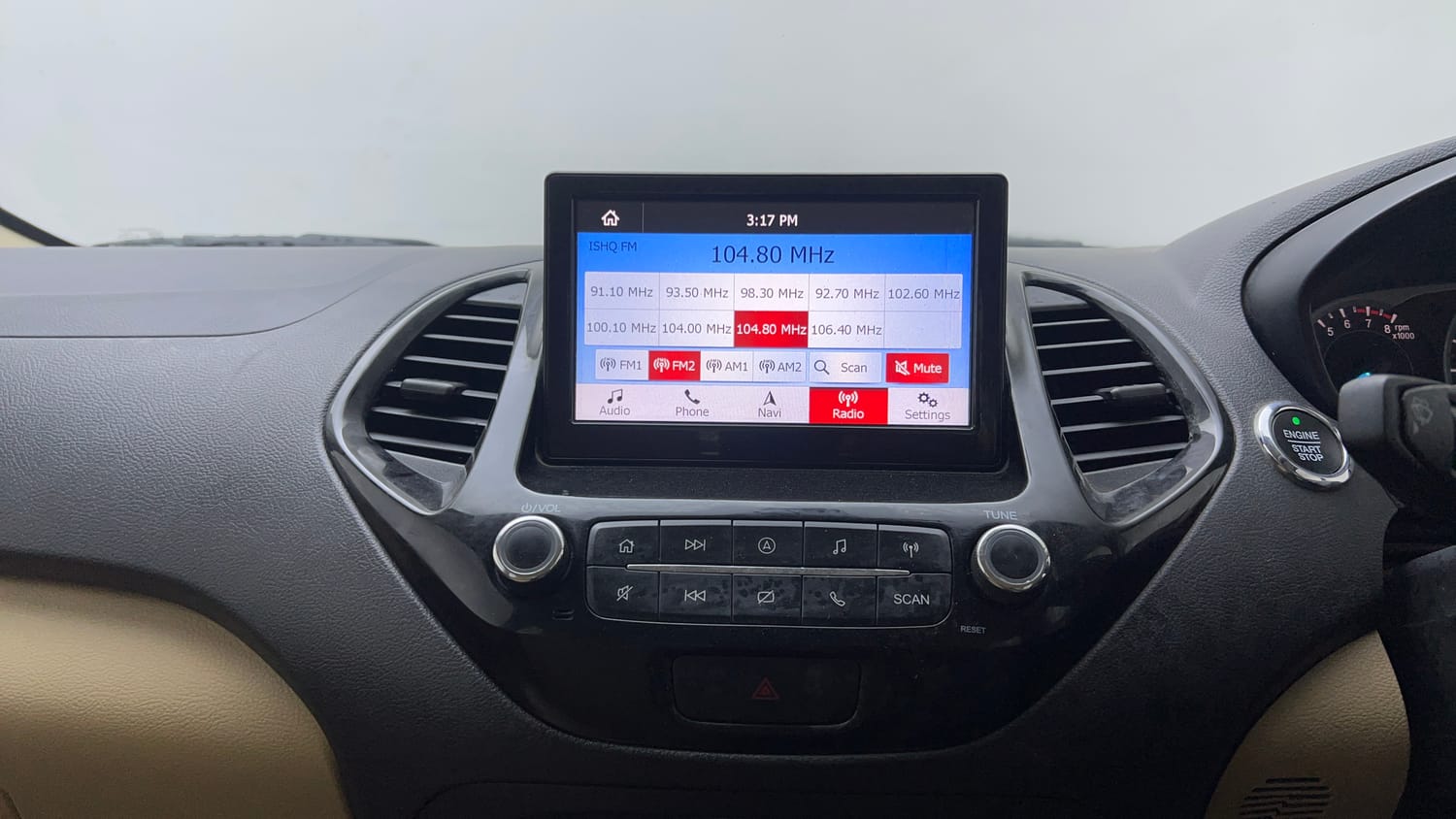 Used 2021 Ford Figo Aspire Titanium Plus 1.2 Ti-VCT Petrol Manual top_features Touch screen infotainment system
