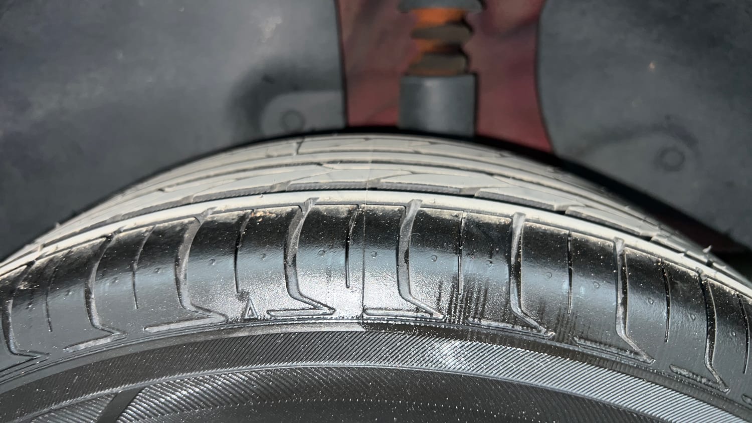 Used 2019 Hyundai Creta SX 1.6 Petrol Petrol Manual tyres LEFT REAR TYRE TREAD VIEW