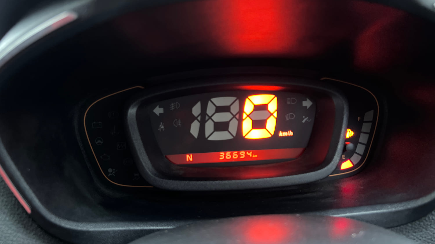 Used 2019 Renault Kwid CLIMBER 1.0 AMT Petrol Automatic interior CLUSTERMETER VIEW