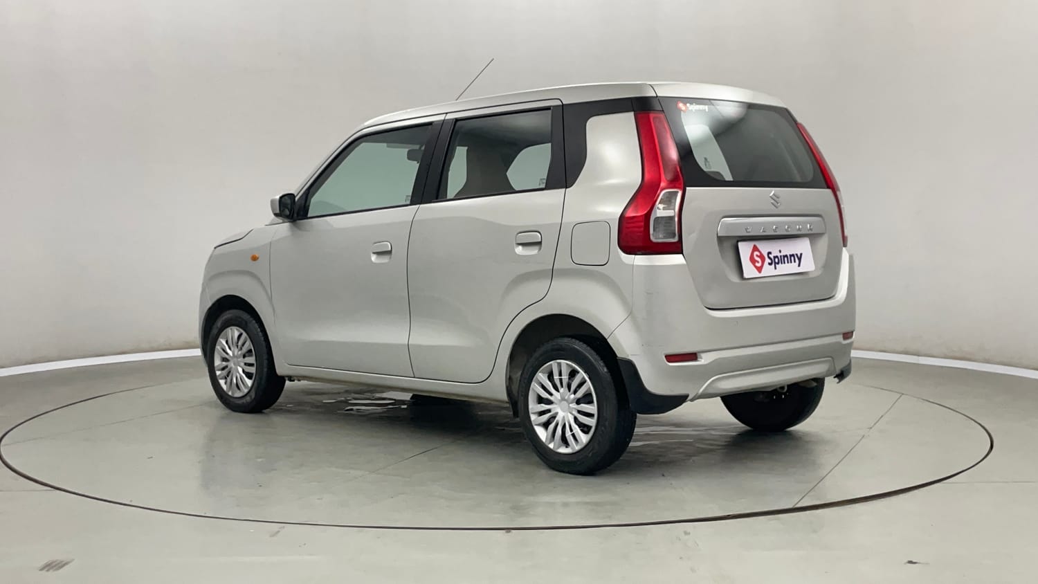 Used 2019 Maruti Suzuki Wagon R VXi 1.2 AMT Petrol Automatic exterior LEFT REAR CORNER VIEW