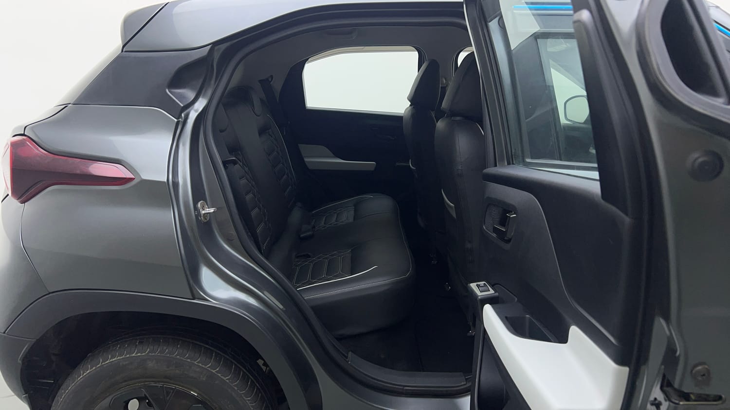 Used 2022 Tata Punch Pure MT Petrol Manual interior RIGHT SIDE REAR DOOR CABIN VIEW