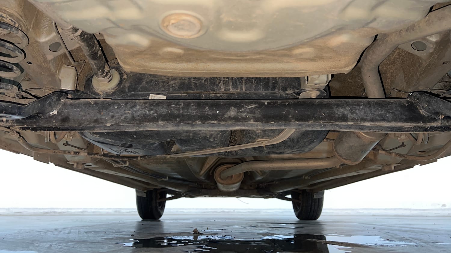 Used 2024 Maruti Suzuki S-Presso VXi S-CNG Cng Manual extra REAR UNDERBODY VIEW (TAKEN FROM REAR)