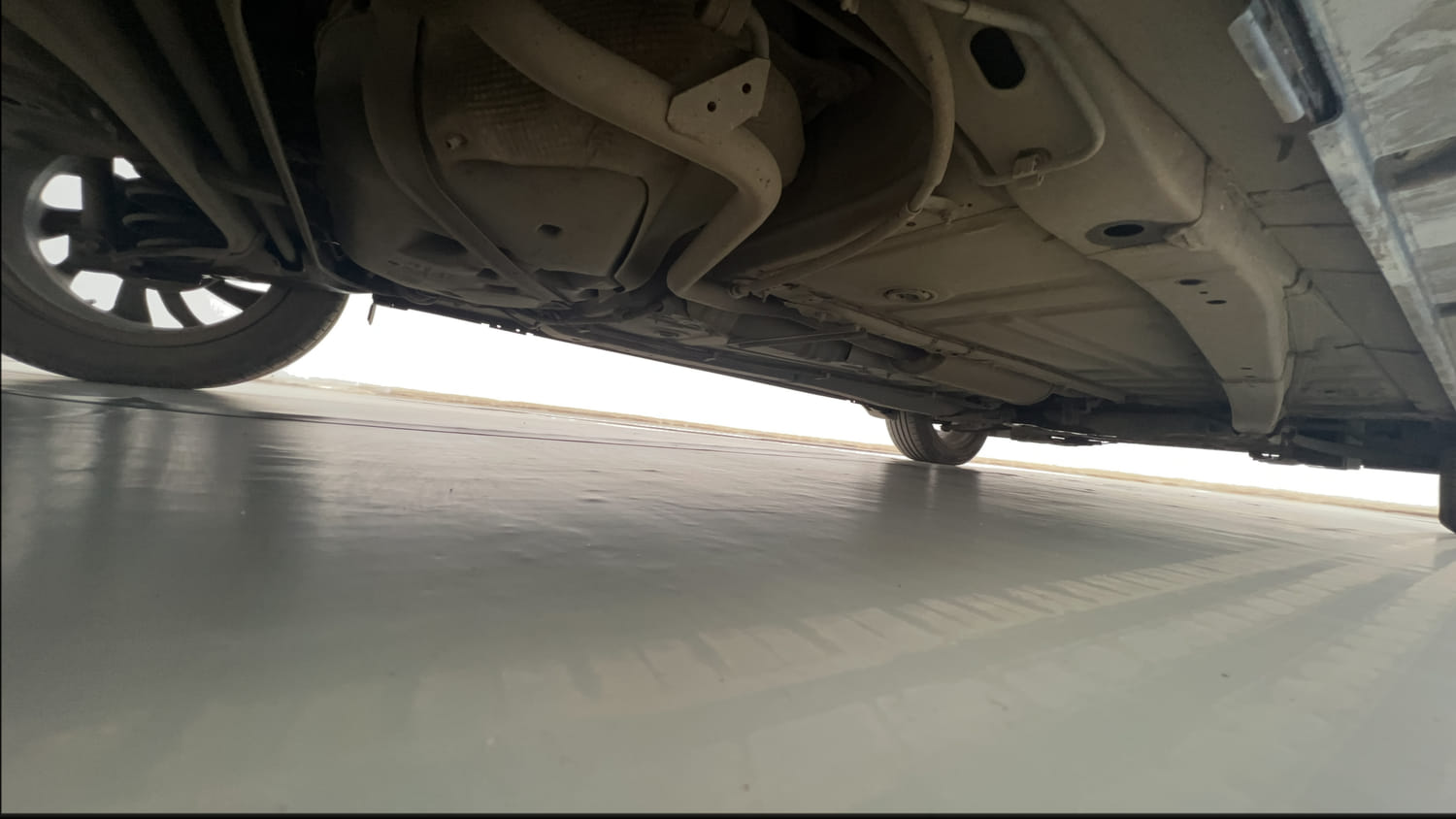 Used 2021 Maruti Suzuki Baleno Alpha Petrol Manual extra REAR RIGHT UNDERBODY VIEW
