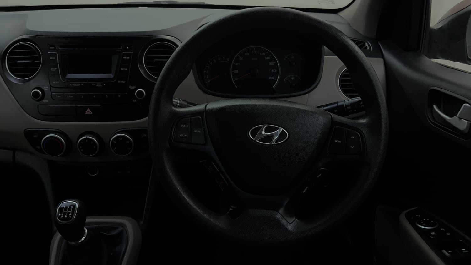 Used 2016 Hyundai Grand i10 Sportz 1.2 Kappa VTVT Petrol Manual interior STEERING VIEW