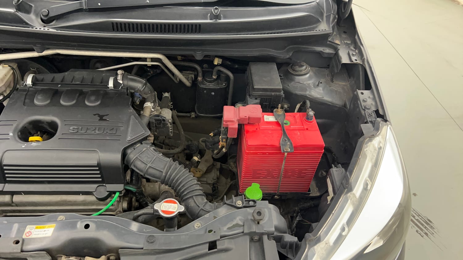 Used 2014 Maruti Suzuki Celerio LXi Petrol Manual engine ENGINE LEFT SIDE VIEW