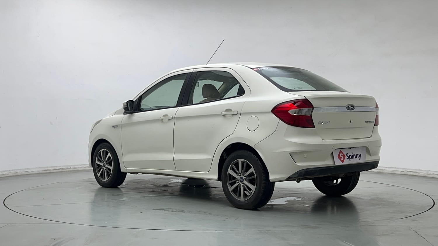 Used 2021 Ford Figo Aspire Titanium Plus 1.2 Ti-VCT Petrol Manual exterior LEFT REAR CORNER VIEW