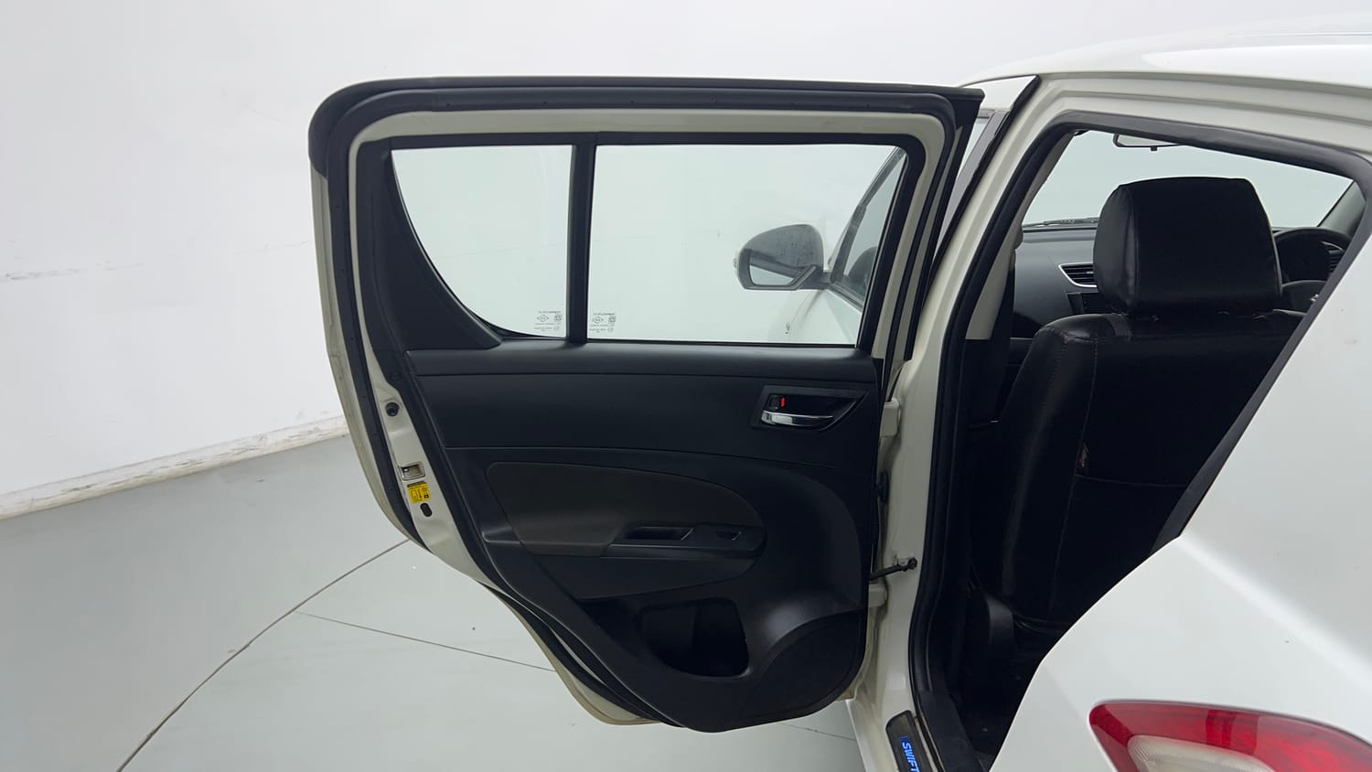 Used 2015 Maruti Suzuki Swift VXi Petrol Manual interior LEFT REAR DOOR OPEN VIEW