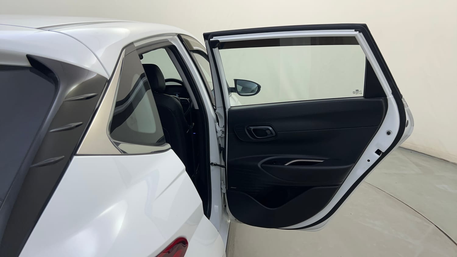 Used 2023 Hyundai New i20 Asta (O) 1.0 Turbo DCT Petrol Automatic interior RIGHT REAR DOOR OPEN VIEW