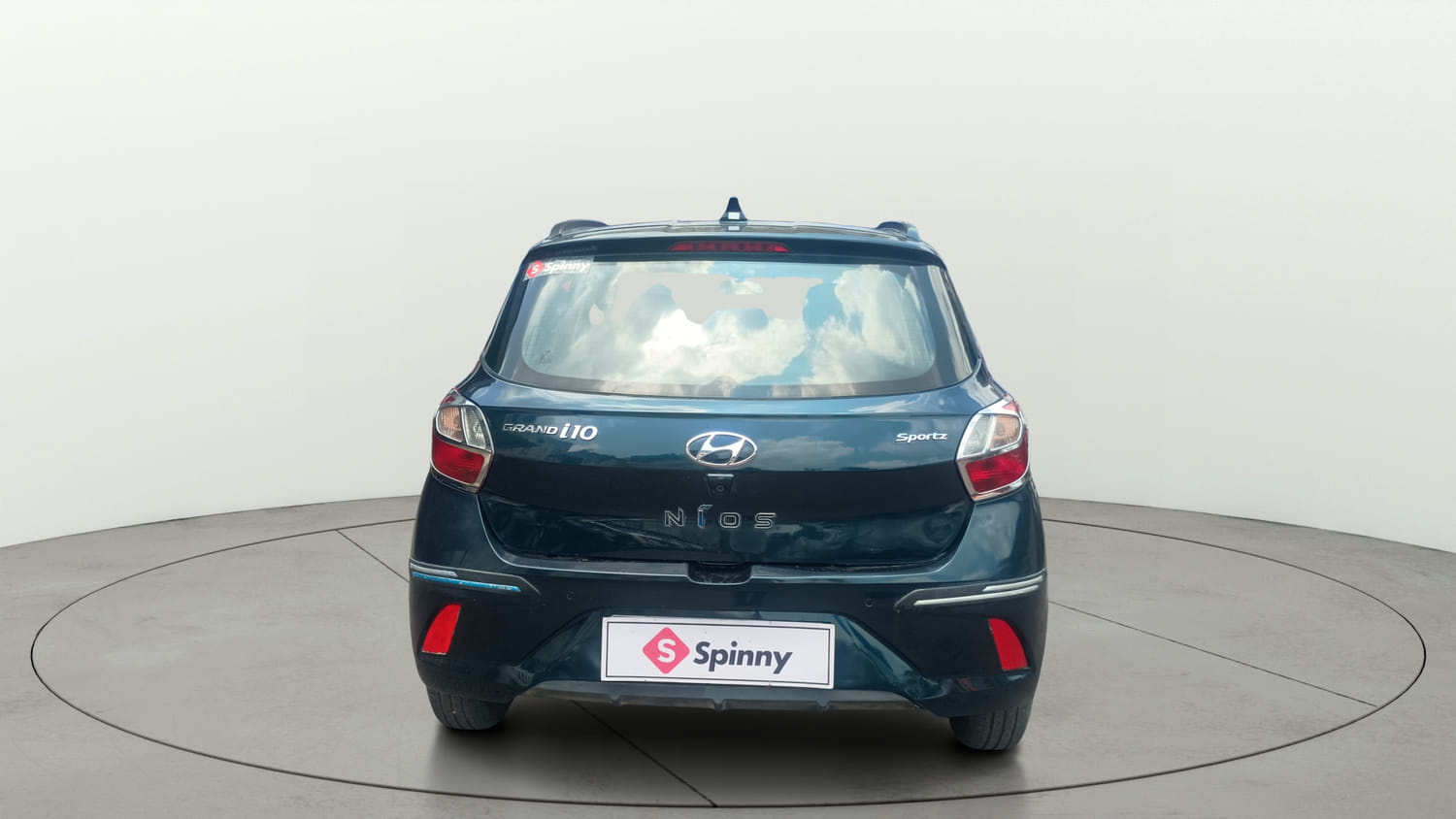 Used 2021 Hyundai Grand i10 Nios Sportz 1.2 Kappa VTVT Petrol Manual exterior BACK VIEW