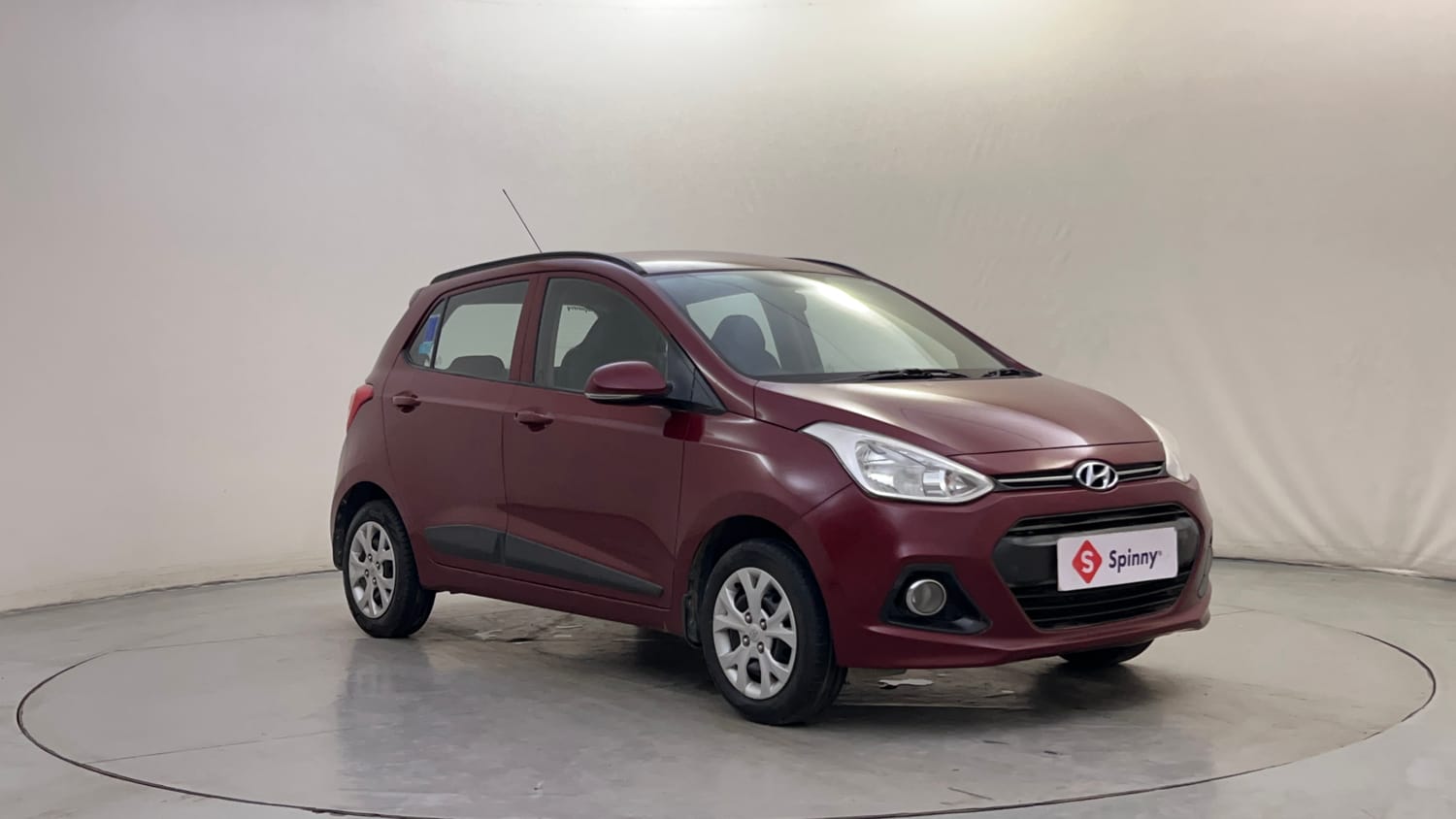 Used 2016 Hyundai Grand i10 Sportz 1.2 Kappa VTVT Petrol Manual exterior RIGHT FRONT CORNER VIEW