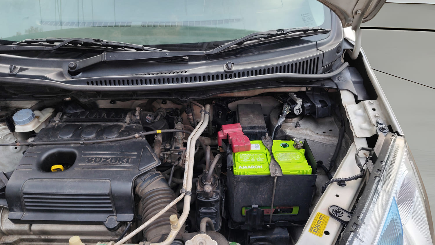 Used 2017 Maruti Suzuki Wagon R VXI Petrol Manual engine ENGINE LEFT SIDE VIEW