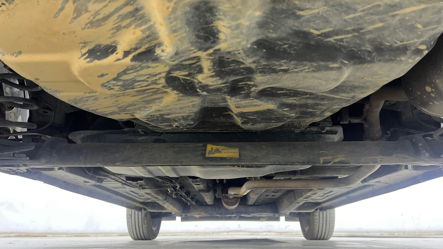 Used 2022 Tata Punch Creative AMT Petrol Automatic extra REAR UNDERBODY VIEW (TAKEN FROM REAR)