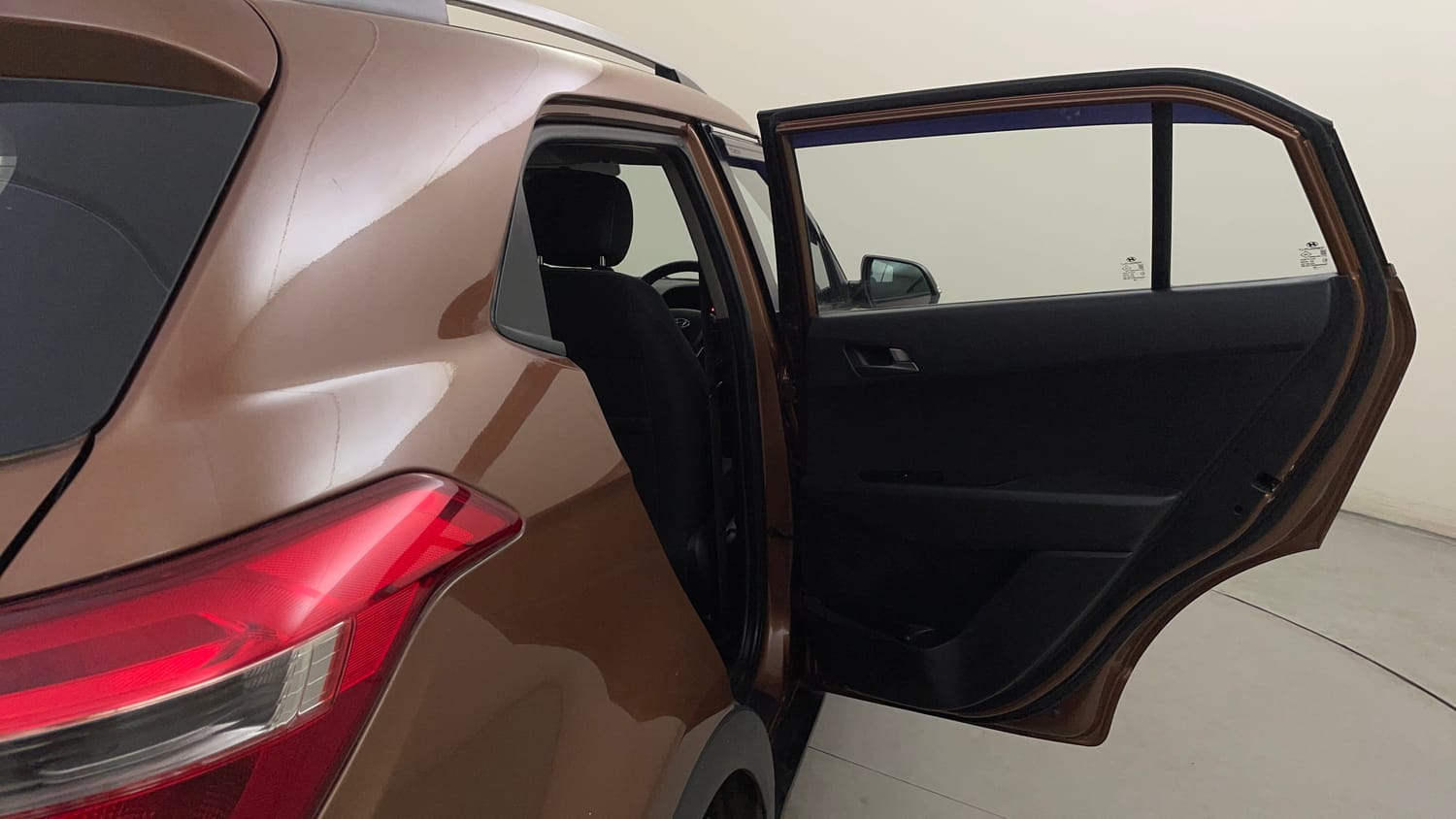 Used 2017 Hyundai Creta 1.6 SX Plus AT Petrol Petrol Automatic interior RIGHT REAR DOOR OPEN VIEW