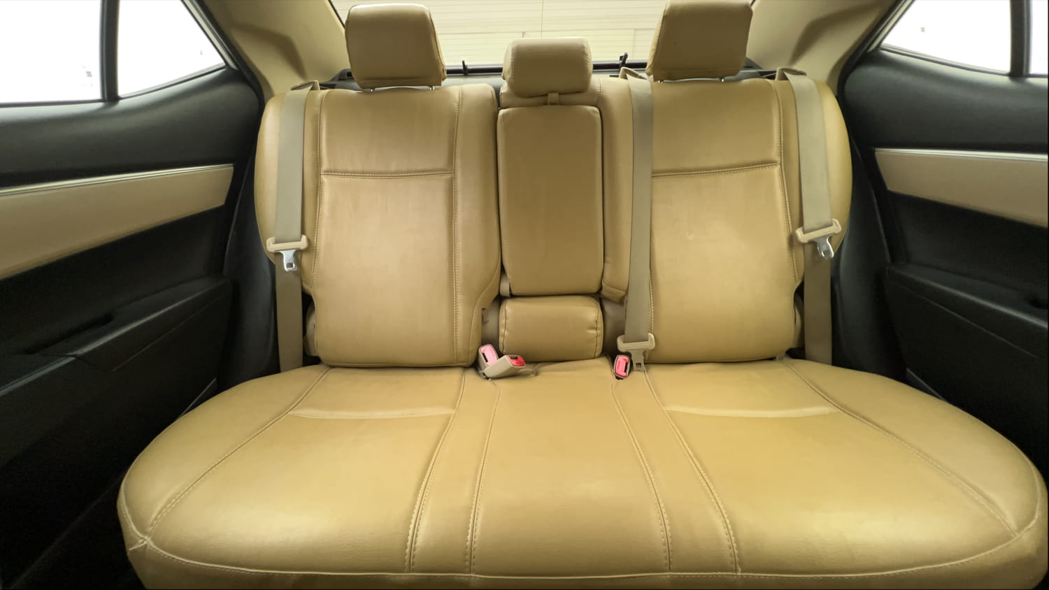 Used 2015 Toyota Corolla Altis VL AT Petrol Petrol Automatic interior REAR SEAT CONDITION VIEW