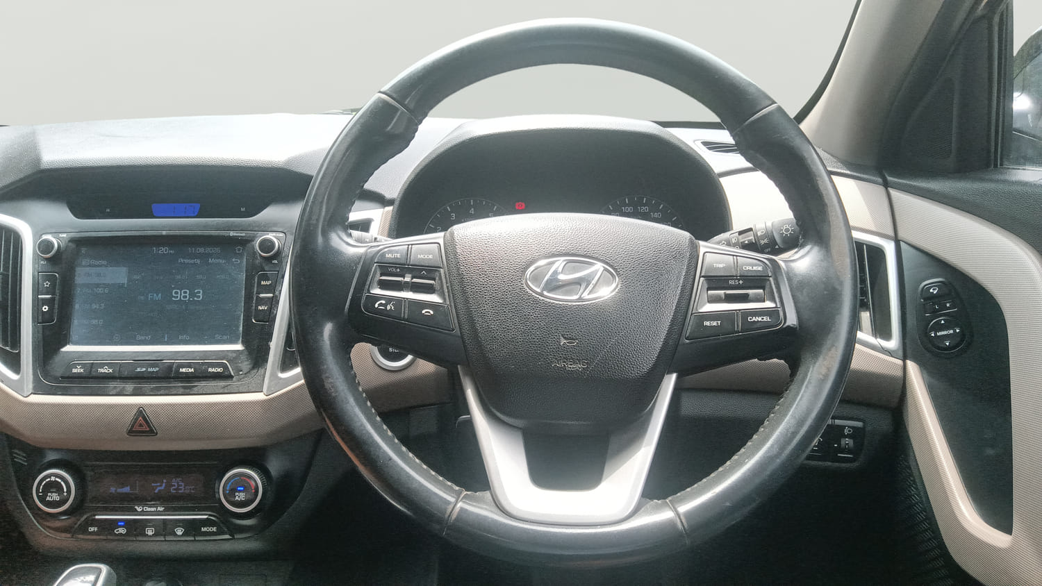 Used 2018 Hyundai Creta SX 1.6 AT Petrol Petrol Automatic interior STEERING VIEW