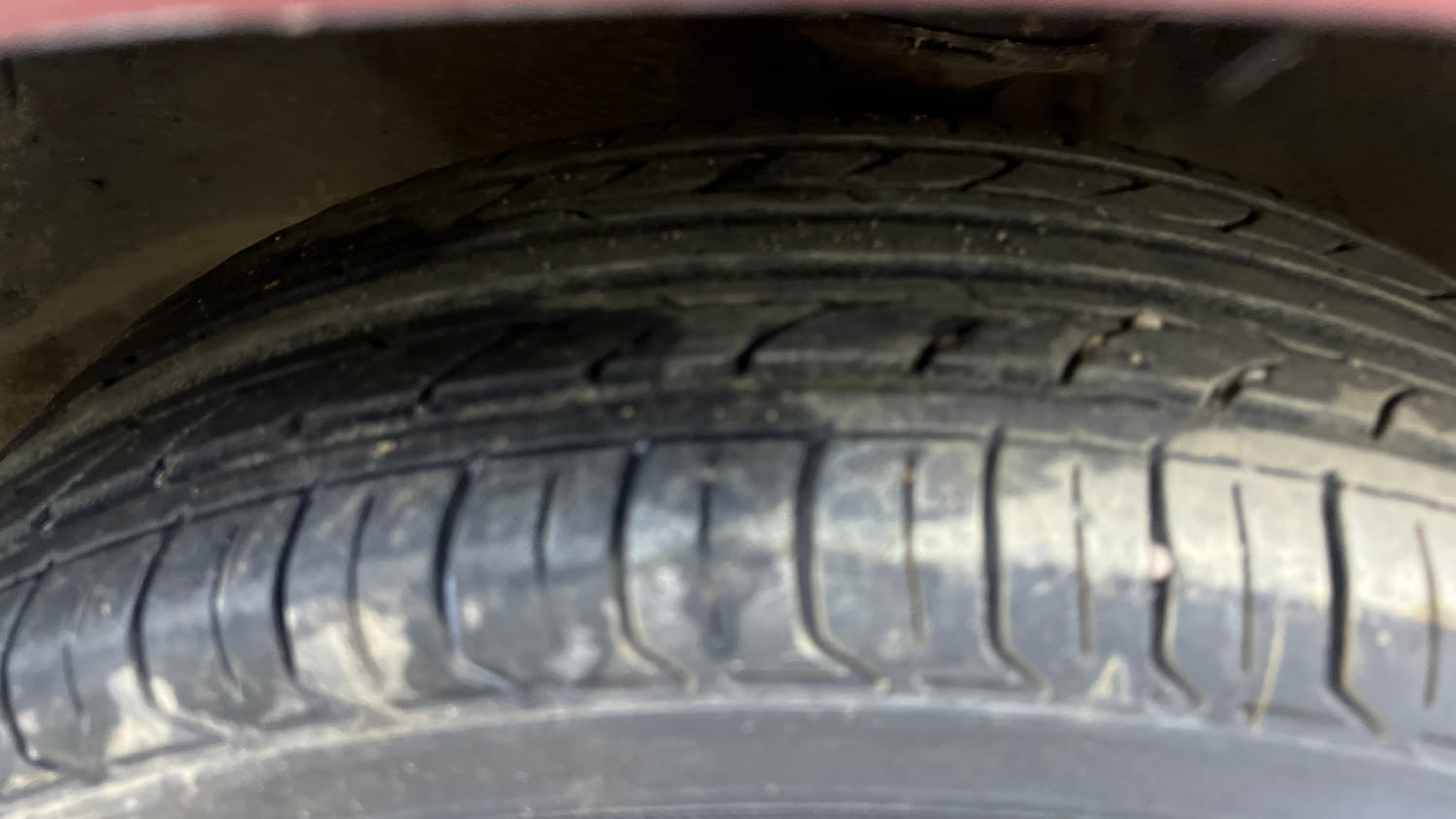 Used 2012 Maruti Suzuki Alto K10 VXi Petrol Manual tyres LEFT FRONT TYRE TREAD VIEW