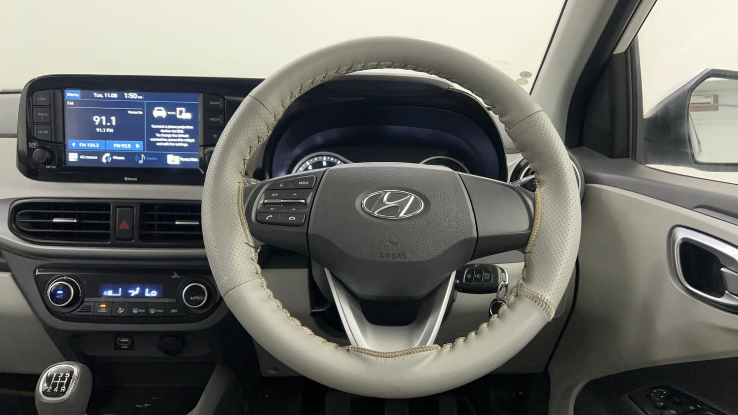 Used 2020 Hyundai Grand i10 Nios Sportz 1.2 Kappa VTVT Petrol Manual interior STEERING VIEW