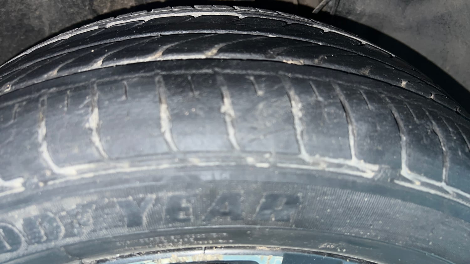 Used 2021 Tata Tigor XZ Plus Petrol Manual tyres RIGHT FRONT TYRE TREAD VIEW