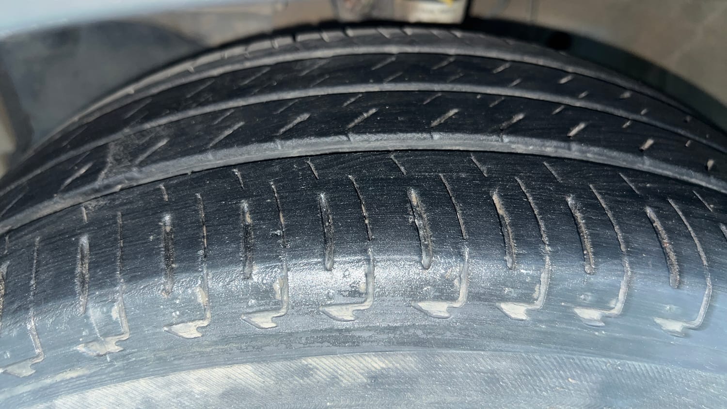 Used 2021 Honda City VX CVT Petrol Petrol Automatic tyres LEFT FRONT TYRE TREAD VIEW