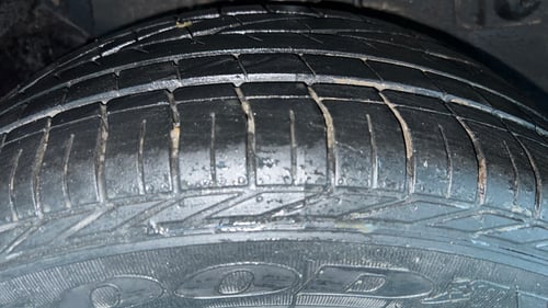 Used 2021 Tata Nexon XZA Plus (S) Petrol Automatic tyres RIGHT REAR TYRE TREAD VIEW