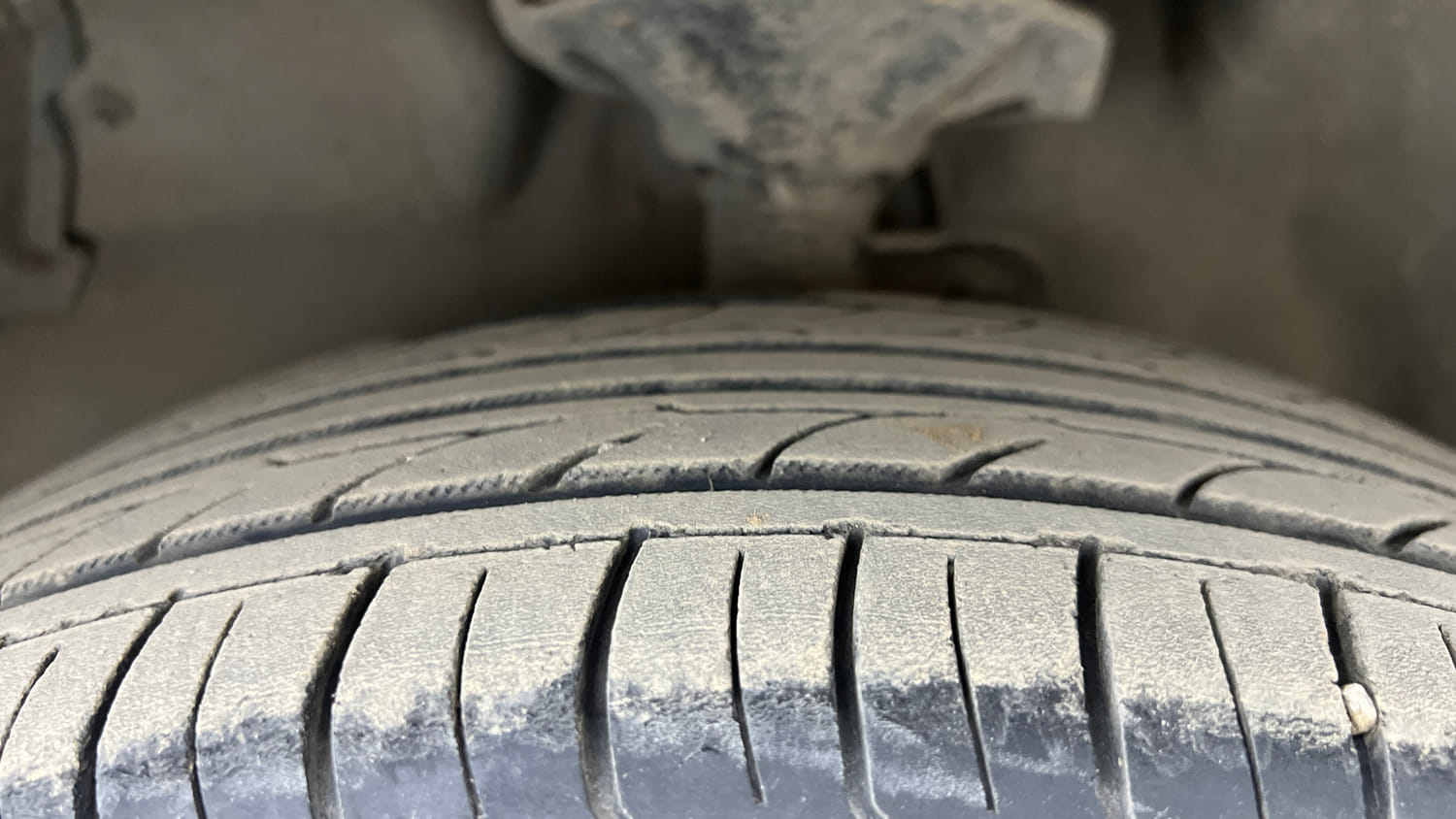 Used 2019 Maruti Suzuki Celerio X ZXi AMT Petrol Automatic tyres LEFT FRONT TYRE TREAD VIEW