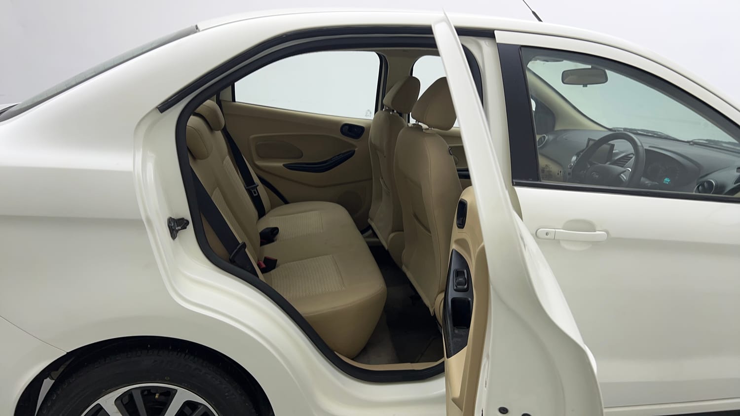 Used 2021 Ford Figo Aspire Titanium Plus 1.2 Ti-VCT Petrol Manual interior RIGHT SIDE REAR DOOR CABIN VIEW