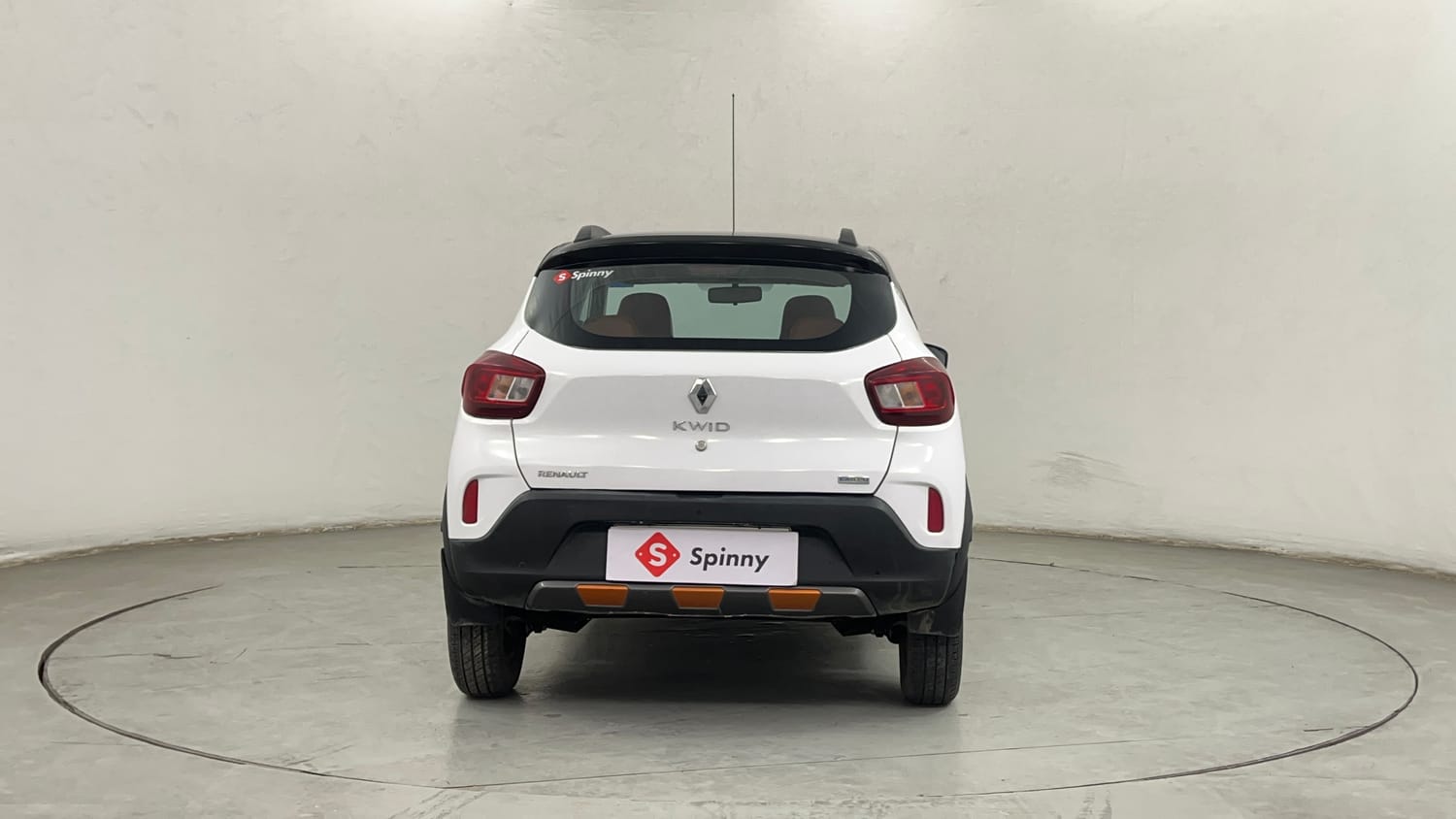 Used 2022 Renault Kwid CLIMBER 1.0 AMT (O) Dual Tone Petrol Automatic exterior BACK VIEW