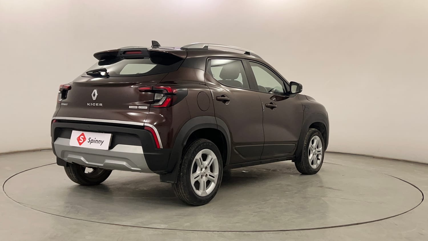 Used 2021 Renault Kiger RXT Turbo CVT Petrol Automatic exterior RIGHT REAR CORNER VIEW