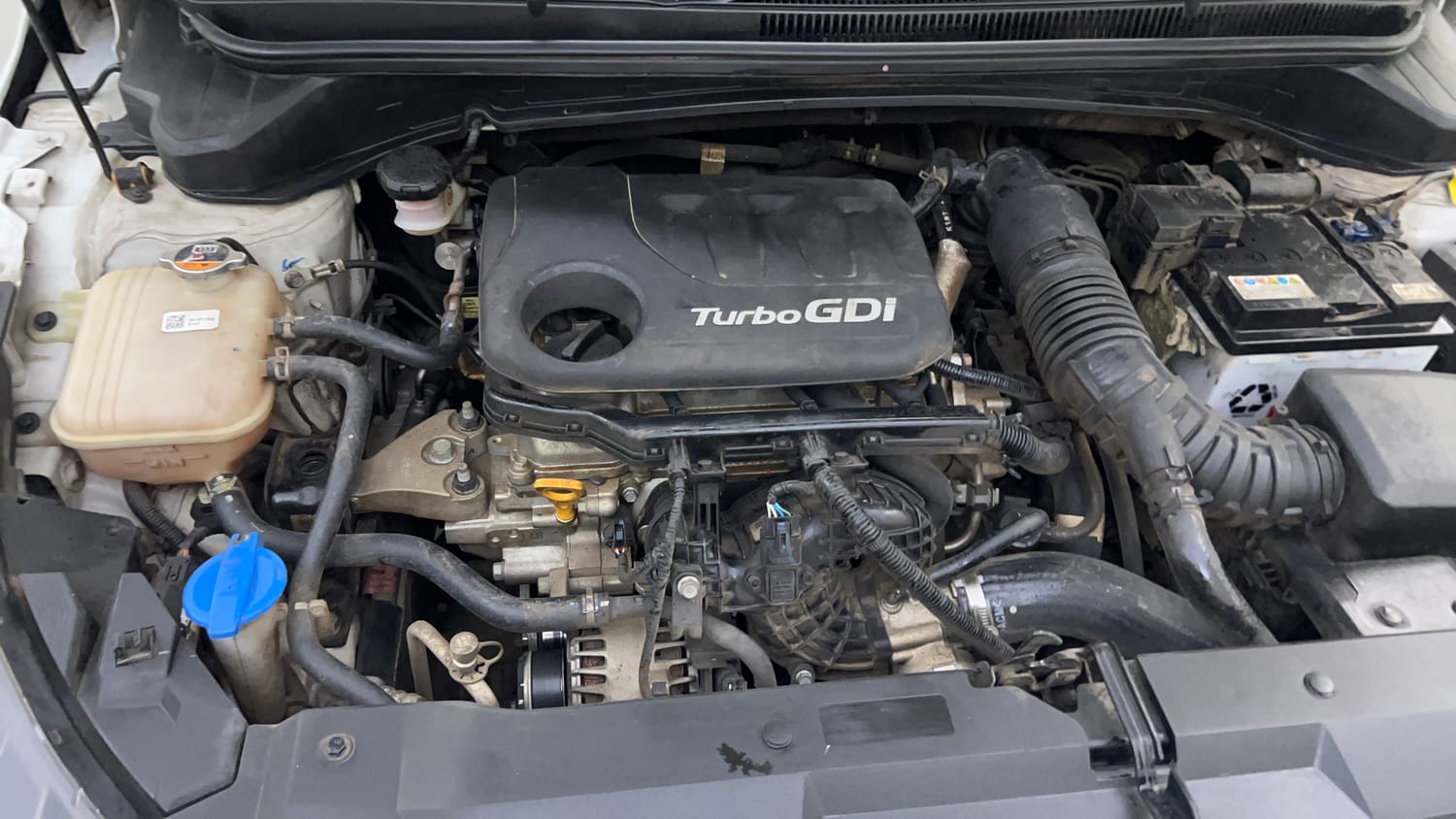 Used 2023 Hyundai New i20 Asta (O) 1.0 Turbo DCT Petrol Automatic engine ENGINE RIGHT SIDE VIEW