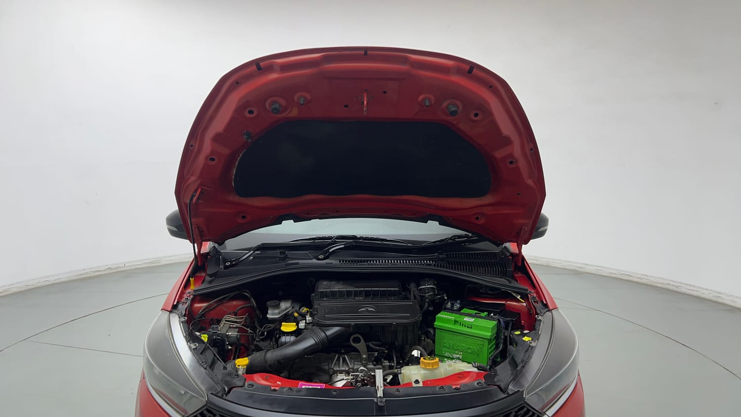 Used 2020 Tata Tiago XZA Plus Petrol Automatic engine ENGINE & BONNET OPEN FRONT VIEW