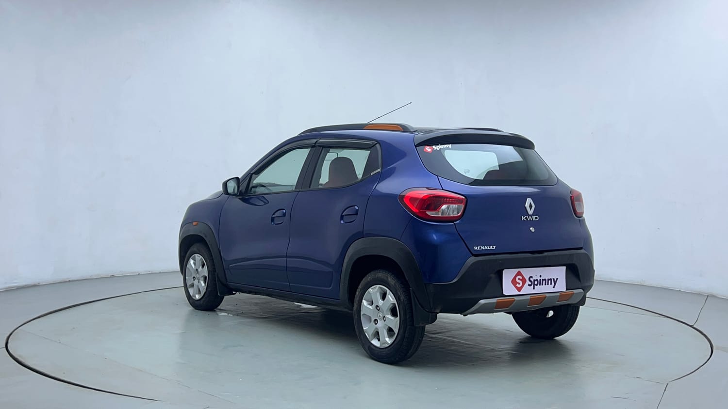 Used 2019 Renault Kwid CLIMBER 1.0 AMT Petrol Automatic exterior LEFT REAR CORNER VIEW