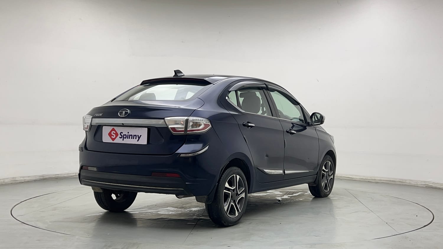 Used 2021 Tata Tigor XZ Plus Petrol Manual exterior RIGHT REAR CORNER VIEW