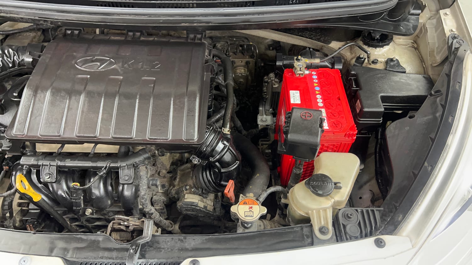 Used 2016 Hyundai Grand i10 Asta AT 1.2 Kappa VTVT (O) Petrol Automatic engine ENGINE LEFT SIDE VIEW