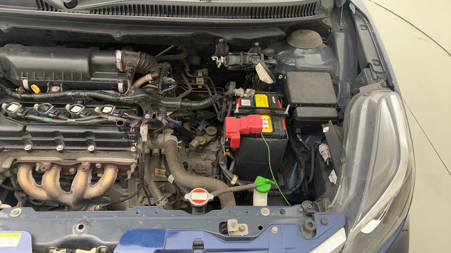 Used 2021 Maruti Suzuki Baleno Alpha Petrol Manual engine ENGINE LEFT SIDE VIEW