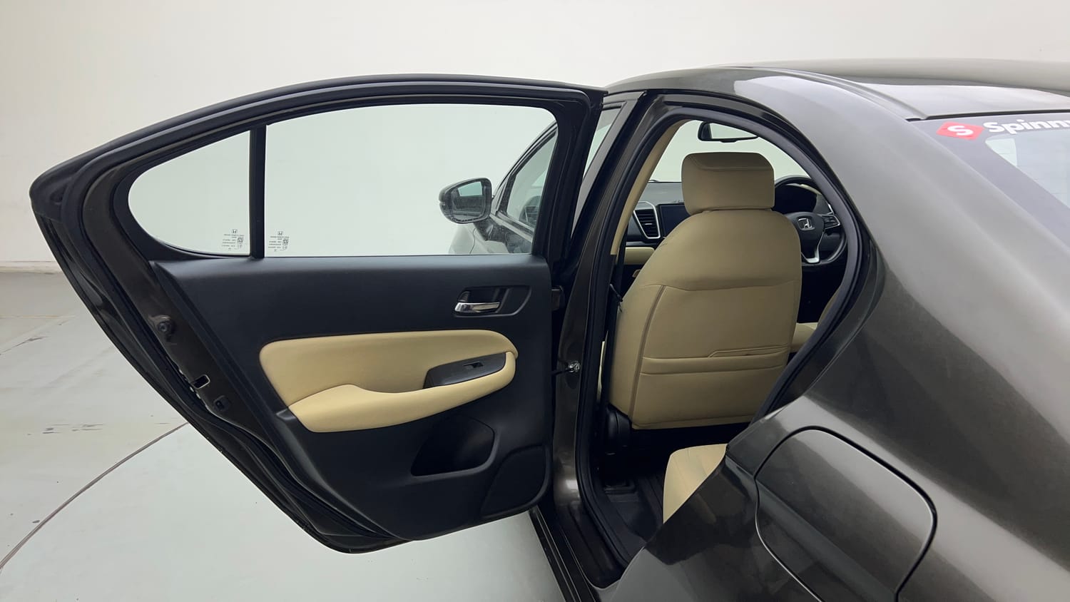 Used 2021 Honda City VX CVT Petrol Petrol Automatic interior LEFT REAR DOOR OPEN VIEW