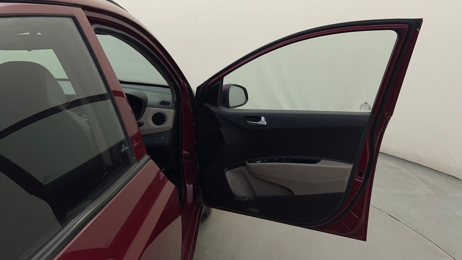 Used 2016 Hyundai Grand i10 Sportz 1.2 Kappa VTVT Petrol Manual interior RIGHT FRONT DOOR OPEN VIEW