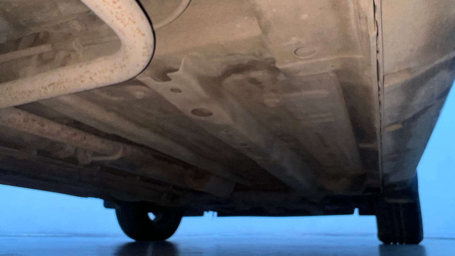 Used 2022 Tata Punch Creative MT Petrol Manual extra REAR RIGHT UNDERBODY VIEW