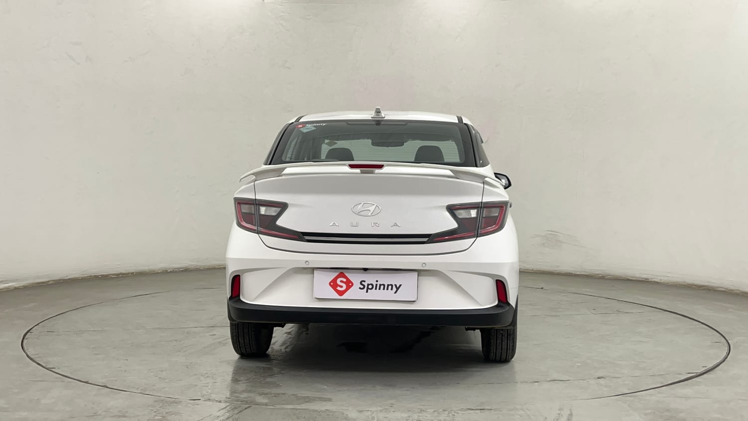 Used 2023 Hyundai Aura SX 1.2 CNG Cng Manual exterior BACK VIEW