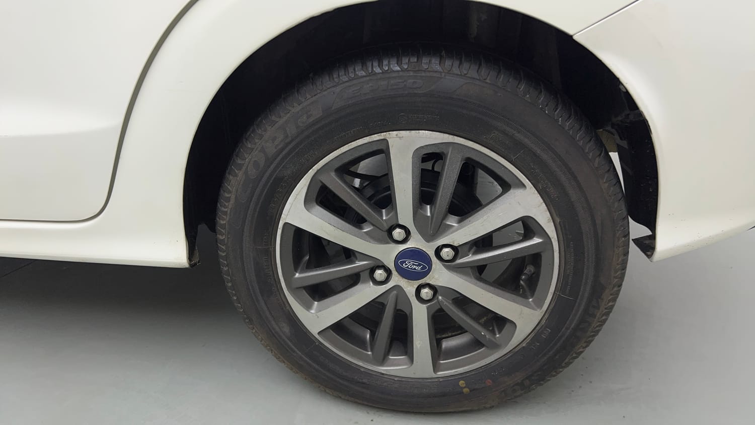Used 2021 Ford Figo Aspire Titanium Plus 1.2 Ti-VCT Petrol Manual tyres LEFT REAR TYRE RIM VIEW