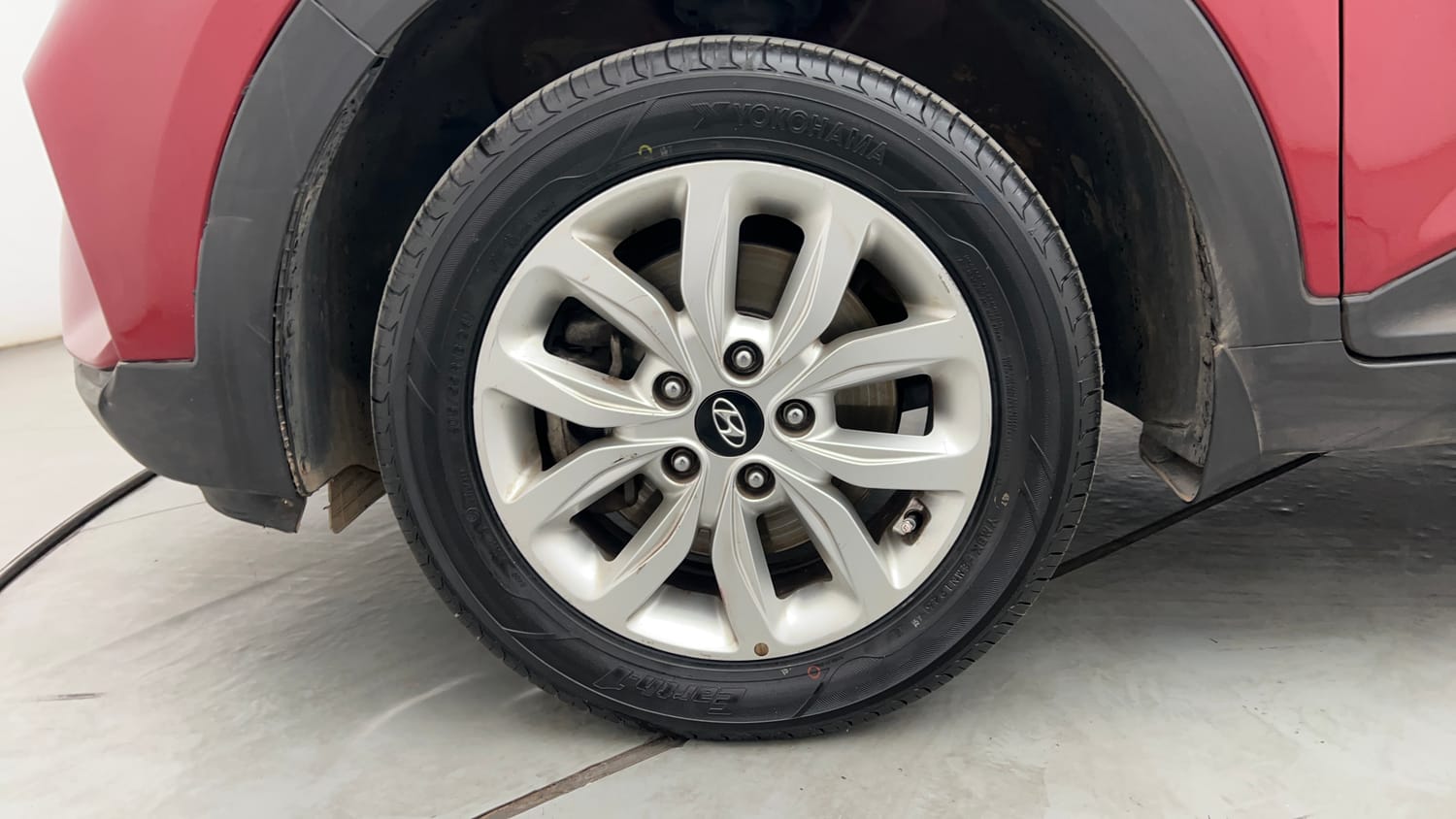 Used 2019 Hyundai Creta SX 1.6 Petrol Petrol Manual tyres LEFT FRONT TYRE RIM VIEW