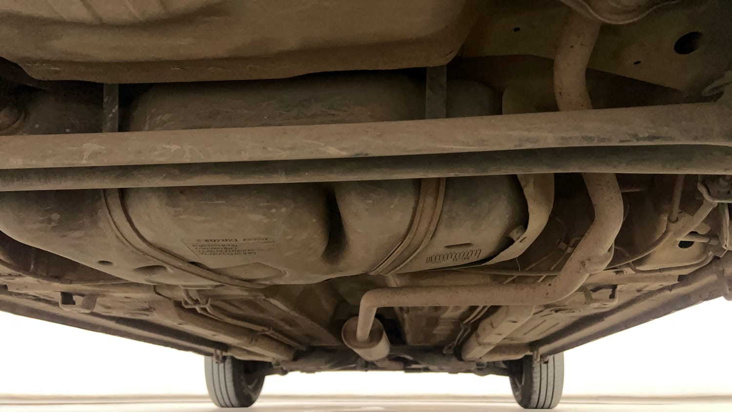 Used 2019 Maruti Suzuki Celerio VXi AMT Petrol Automatic extra REAR UNDERBODY VIEW (TAKEN FROM REAR)