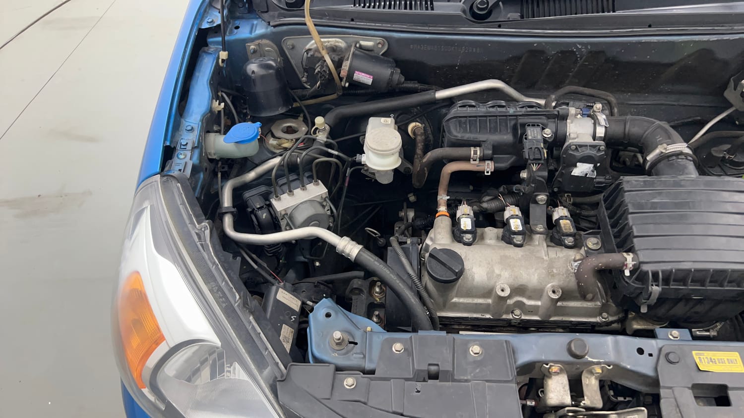 Used 2022 Maruti Suzuki Alto 800 LXi (O) Petrol Manual engine ENGINE RIGHT SIDE VIEW