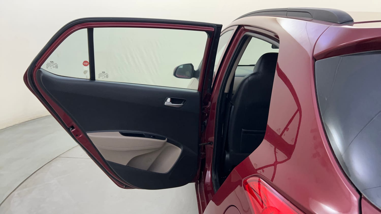 Used 2016 Hyundai Grand i10 Sportz 1.2 Kappa VTVT Petrol Manual interior LEFT REAR DOOR OPEN VIEW