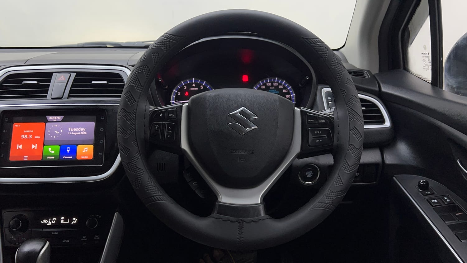 Used 2021 Maruti Suzuki S-Cross Alpha AT Petrol Automatic interior STEERING VIEW