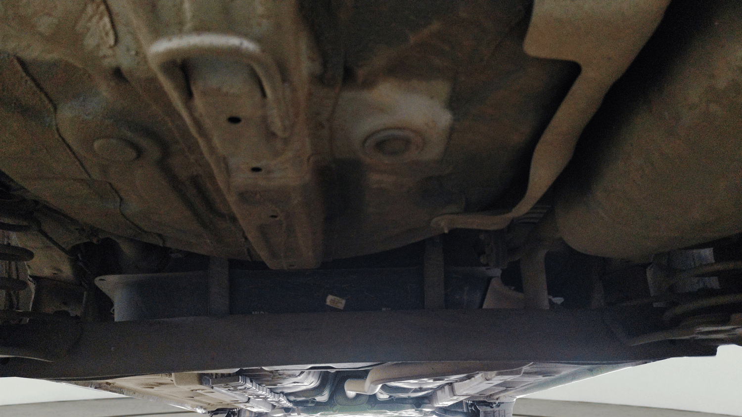 Used 2018 Hyundai Grand i10 Magna U2 1.2 CRDi Diesel Manual extra REAR UNDERBODY VIEW (TAKEN FROM REAR)