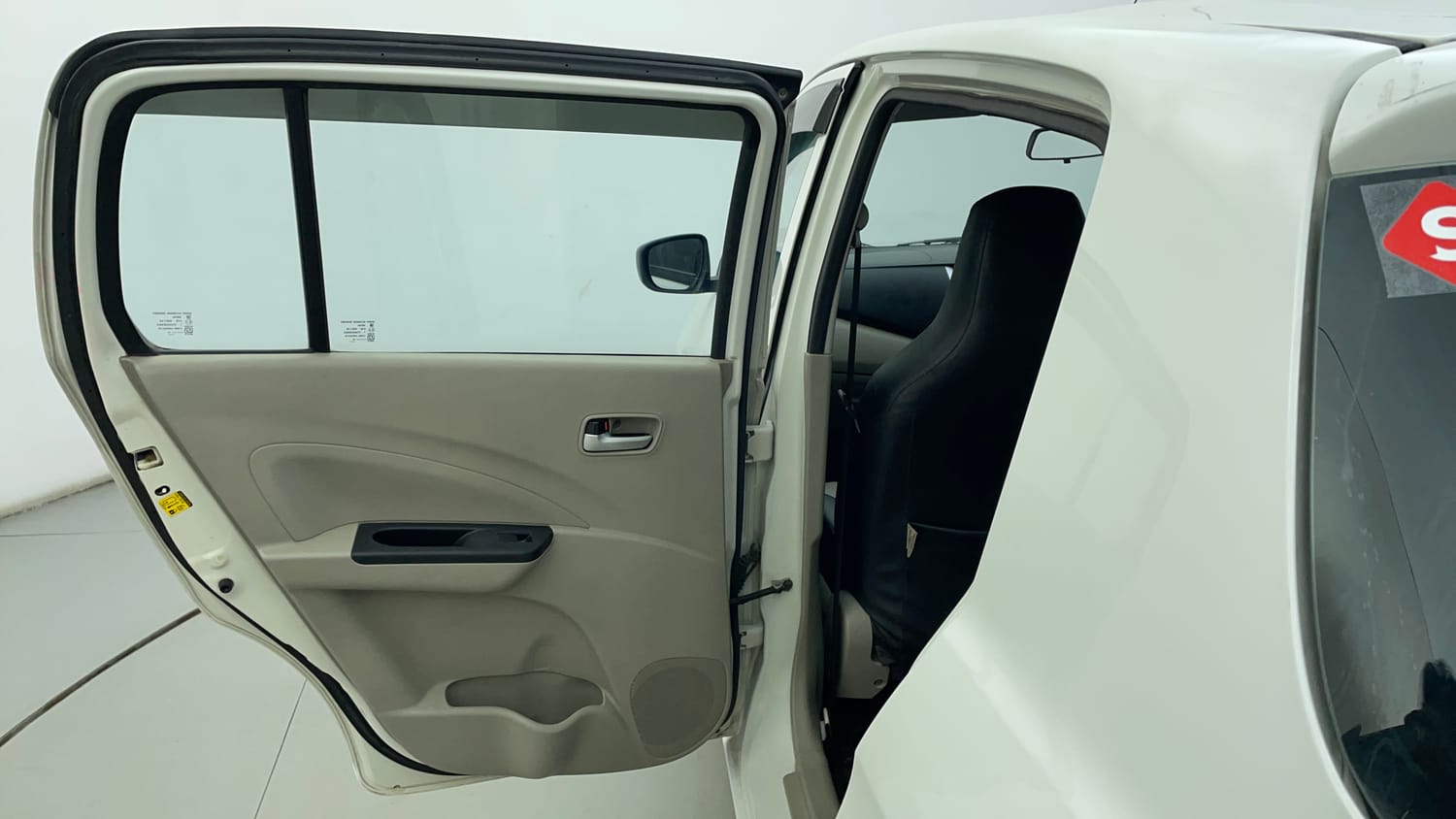 Used 2014 Maruti Suzuki Celerio VXi Petrol Manual interior LEFT REAR DOOR OPEN VIEW