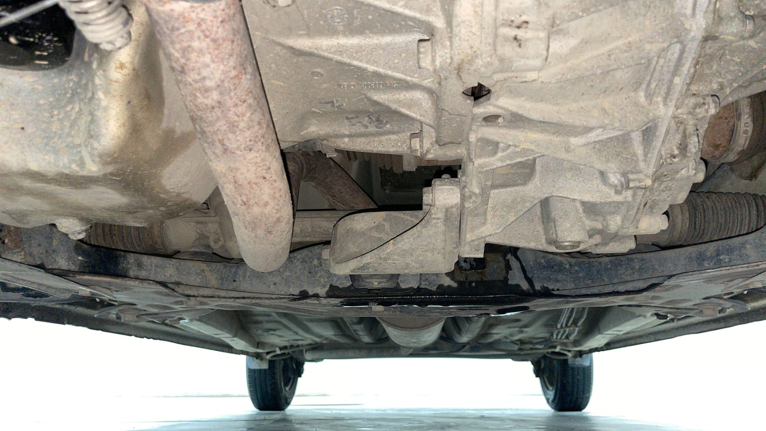 Used 2019 Maruti Suzuki Wagon R VXi 1.2 AMT Petrol Automatic extra FRONT LEFT UNDERBODY VIEW