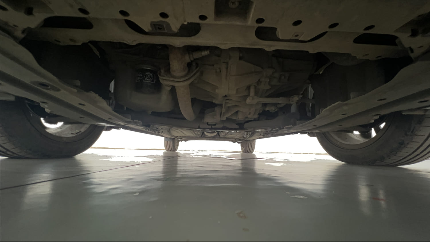 Used 2021 Maruti Suzuki Baleno Alpha Petrol Manual extra FRONT LEFT UNDERBODY VIEW